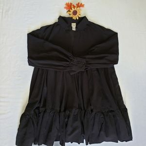SOLD! H&M black baby doll dress